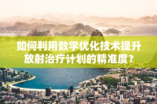 如何利用数学优化技术提升放射治疗计划的精准度？