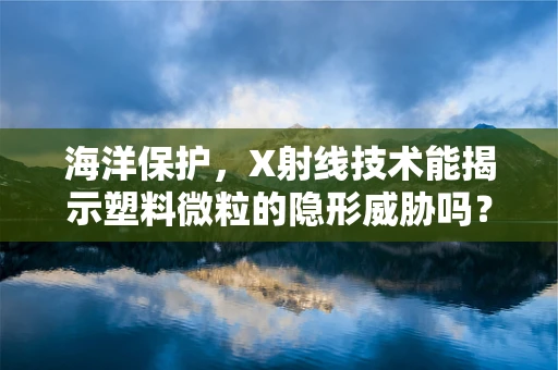 海洋保护，X射线技术能揭示塑料微粒的隐形威胁吗？