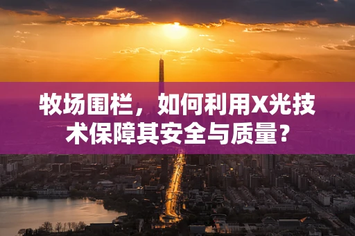 牧场围栏，如何利用X光技术保障其安全与质量？