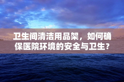 卫生间清洁用品架，如何确保医院环境的安全与卫生？