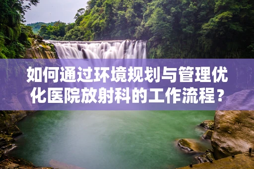 如何通过环境规划与管理优化医院放射科的工作流程？