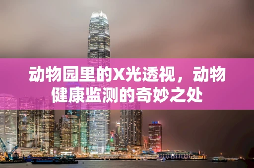 动物园里的X光透视，动物健康监测的奇妙之处