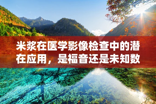 米浆在医学影像检查中的潜在应用，是福音还是未知数？