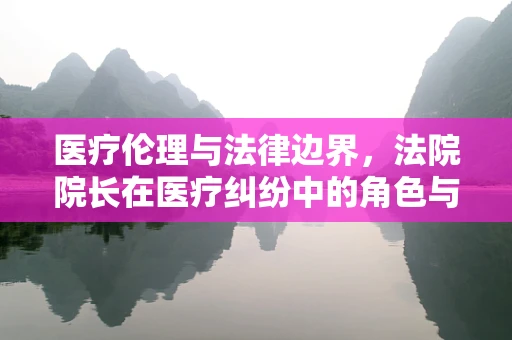医疗伦理与法律边界，法院院长在医疗纠纷中的角色与责任