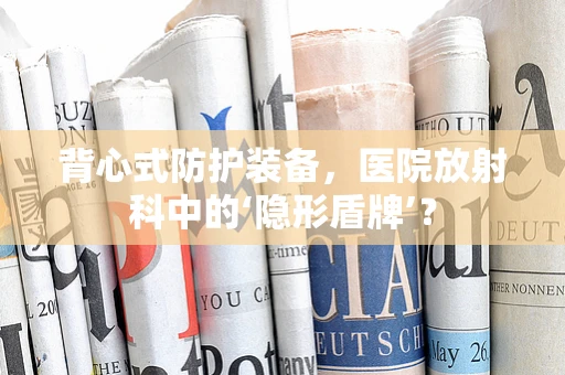 背心式防护装备，医院放射科中的‘隐形盾牌’？