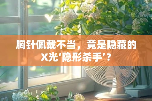 胸针佩戴不当，竟是隐藏的X光‘隐形杀手’？