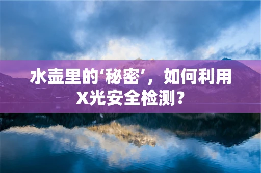 水壶里的‘秘密’，如何利用X光安全检测？