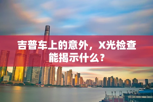 吉普车上的意外，X光检查能揭示什么？