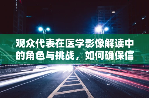 观众代表在医学影像解读中的角色与挑战，如何确保信息无损传递？