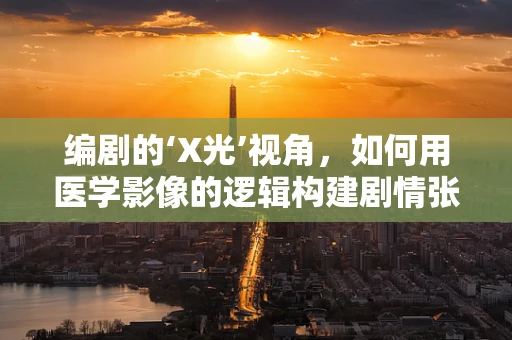 编剧的‘X光’视角，如何用医学影像的逻辑构建剧情张力？