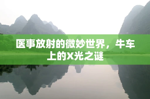 医事放射的微妙世界，牛车上的X光之谜