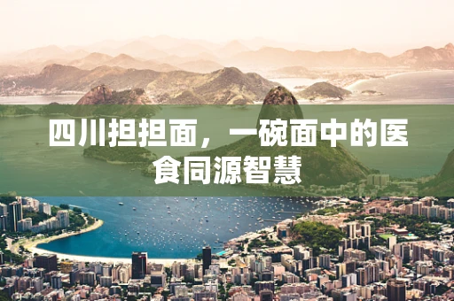 四川担担面，一碗面中的医食同源智慧