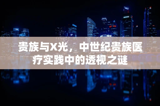 贵族与X光，中世纪贵族医疗实践中的透视之谜