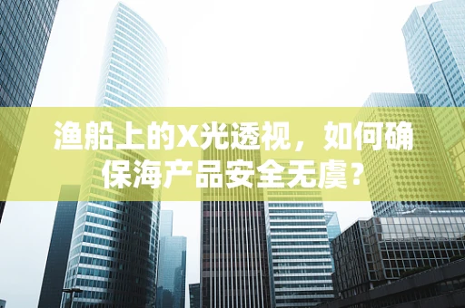 渔船上的X光透视，如何确保海产品安全无虞？