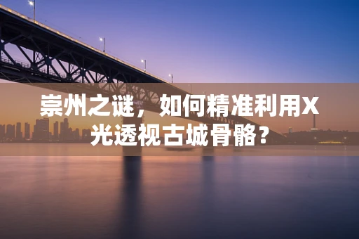 崇州之谜，如何精准利用X光透视古城骨骼？