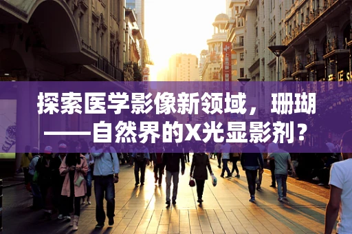 探索医学影像新领域，珊瑚——自然界的X光显影剂？