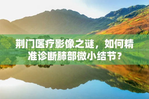 荆门医疗影像之谜，如何精准诊断肺部微小结节？