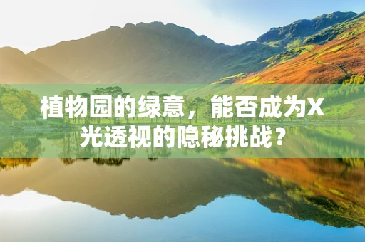 植物园的绿意，能否成为X光透视的隐秘挑战？