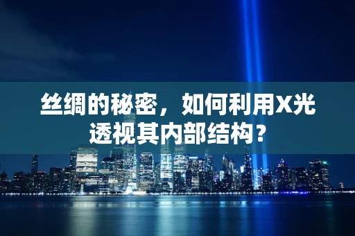 丝绸的秘密，如何利用X光透视其内部结构？