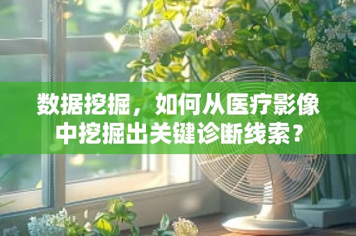 数据挖掘，如何从医疗影像中挖掘出关键诊断线索？