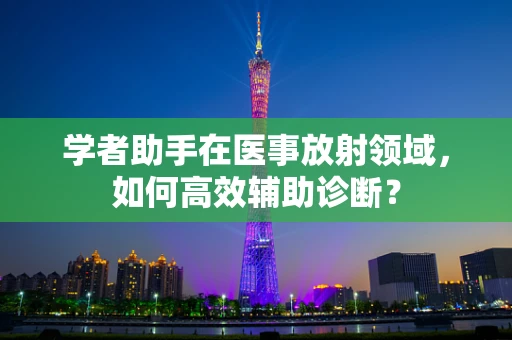 学者助手在医事放射领域，如何高效辅助诊断？
