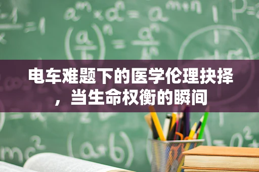 电车难题下的医学伦理抉择，当生命权衡的瞬间