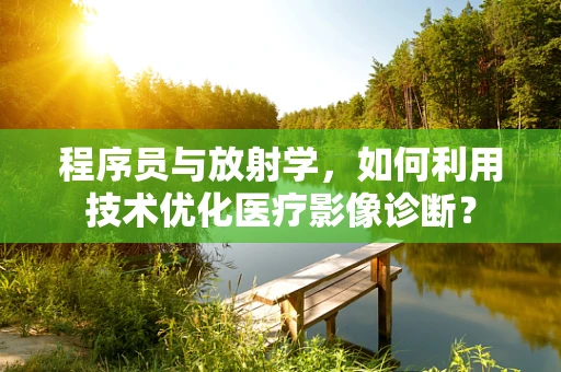程序员与放射学，如何利用技术优化医疗影像诊断？