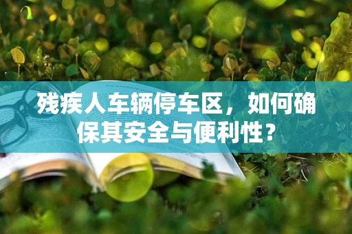 残疾人车辆停车区，如何确保其安全与便利性？