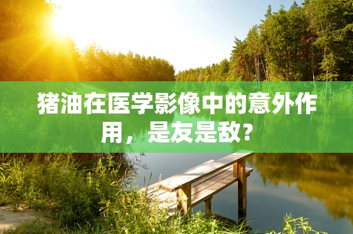 猪油在医学影像中的意外作用，是友是敌？