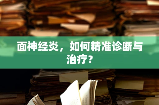 面神经炎，如何精准诊断与治疗？