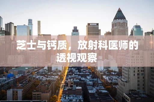 芝士与钙质，放射科医师的透视观察