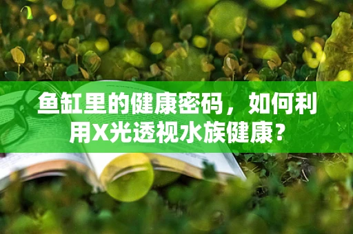 鱼缸里的健康密码，如何利用X光透视水族健康？