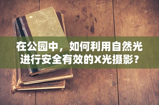 在公园中，如何利用自然光进行安全有效的X光摄影？