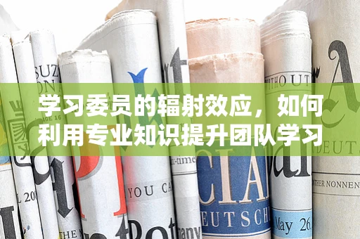 学习委员的辐射效应，如何利用专业知识提升团队学习力？