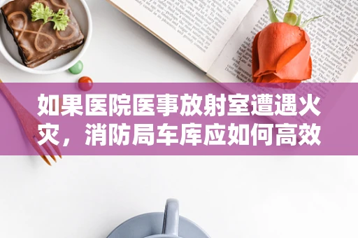 如果医院医事放射室遭遇火灾，消防局车库应如何高效应对？