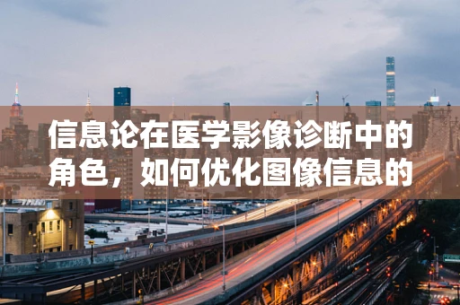 信息论在医学影像诊断中的角色，如何优化图像信息的传递与解读？