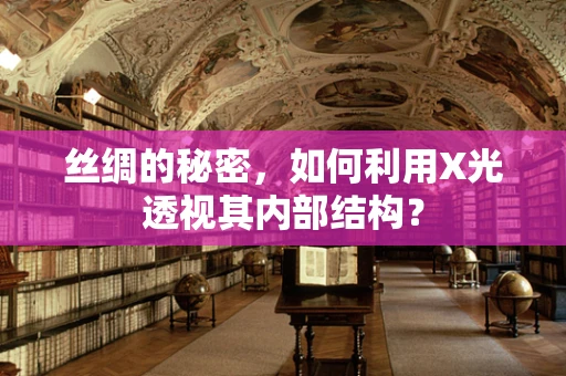 丝绸的秘密，如何利用X光透视其内部结构？