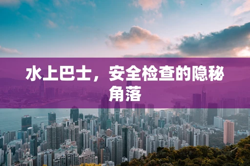 水上巴士，安全检查的隐秘角落