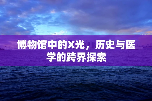 博物馆中的X光，历史与医学的跨界探索