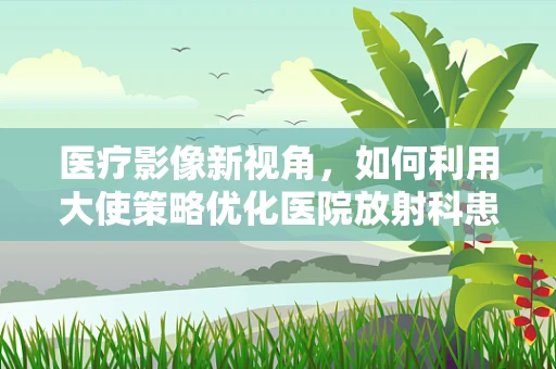 医疗影像新视角，如何利用大使策略优化医院放射科患者体验？