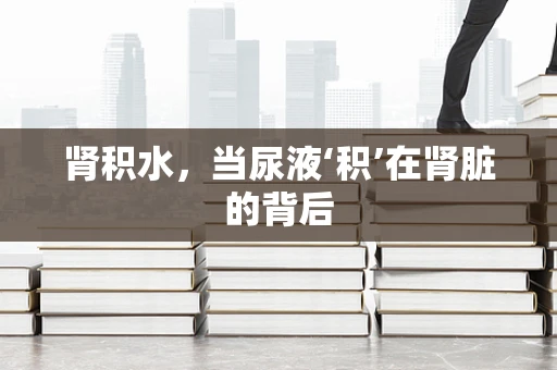 肾积水，当尿液‘积’在肾脏的背后