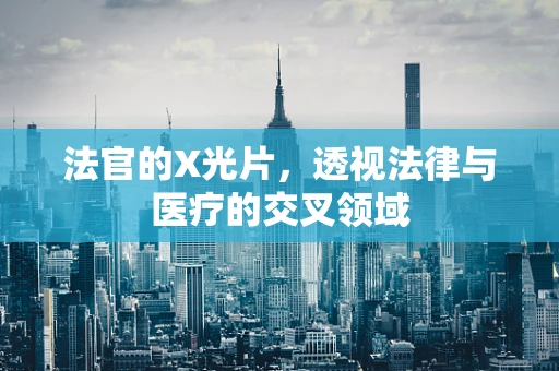 法官的X光片，透视法律与医疗的交叉领域