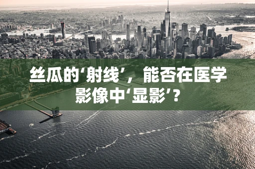 丝瓜的‘射线’，能否在医学影像中‘显影’？
