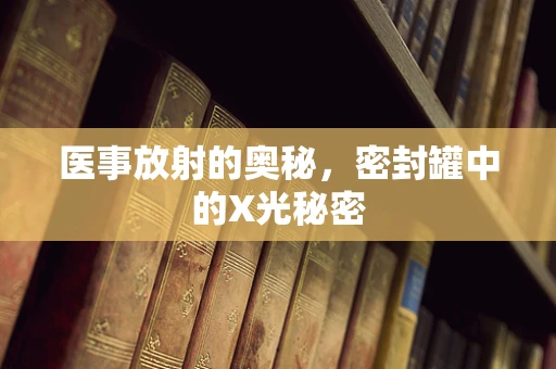 医事放射的奥秘，密封罐中的X光秘密