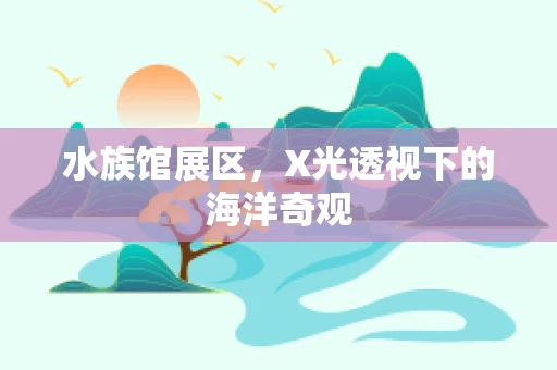 水族馆展区，X光透视下的海洋奇观