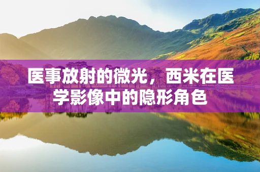 医事放射的微光，西米在医学影像中的隐形角色