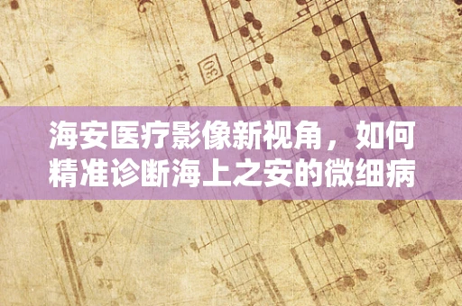 海安医疗影像新视角，如何精准诊断海上之安的微细病变？