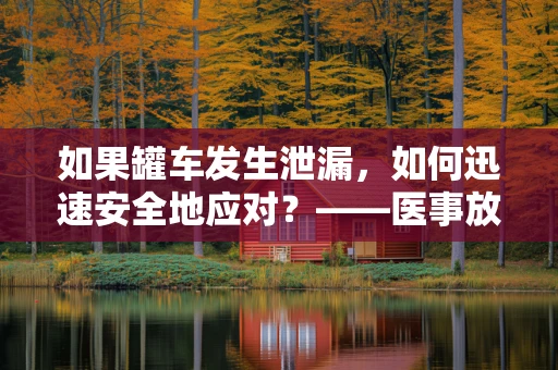如果罐车发生泄漏，如何迅速安全地应对？——医事放射师的专业视角