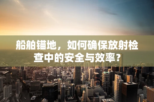 船舶锚地，如何确保放射检查中的安全与效率？